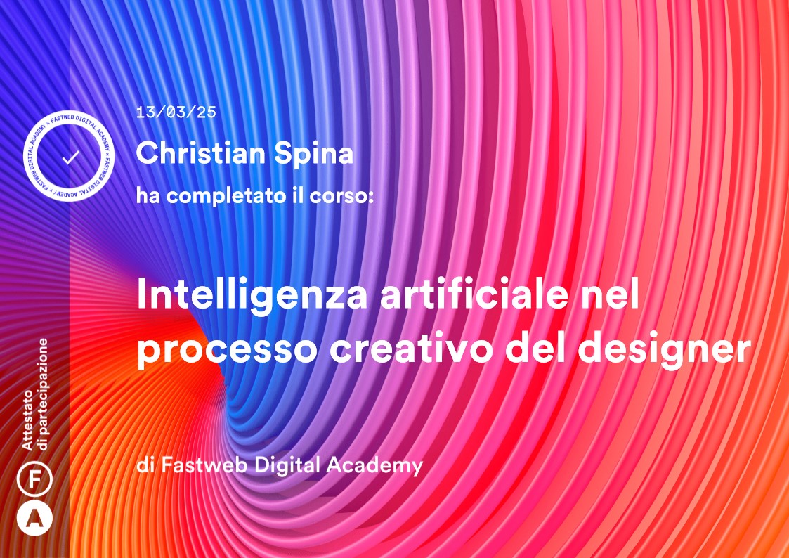 Intelligenza artificiale nel processo creativo del designer